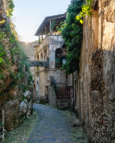 The beautiful village of Rocchette, near Torri in Sabina, in the Province of Rieti, Lazio, Italy. photo