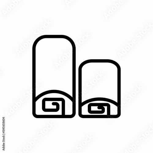 pillowcase silk icon sign vector