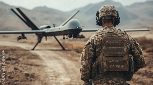 military soldier us army launches drone