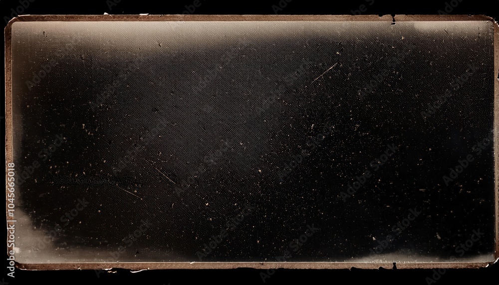 Fototapeta premium Authentic Vintage Film Strip Texture with Heavy Dust, Scratches, and Grain in Monochrome Black and White for Retro Cinematic Effects, Analogue Photography Projects, and Nostalgic Film Reel Background