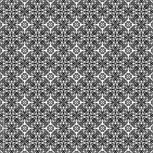 black and white seamless pattern