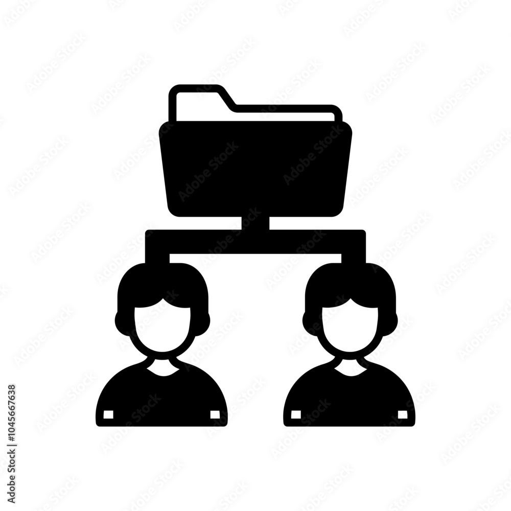 Data Driven Glyph Icon, Vector illustration Data Driven Glyph Icon, Vector illustration