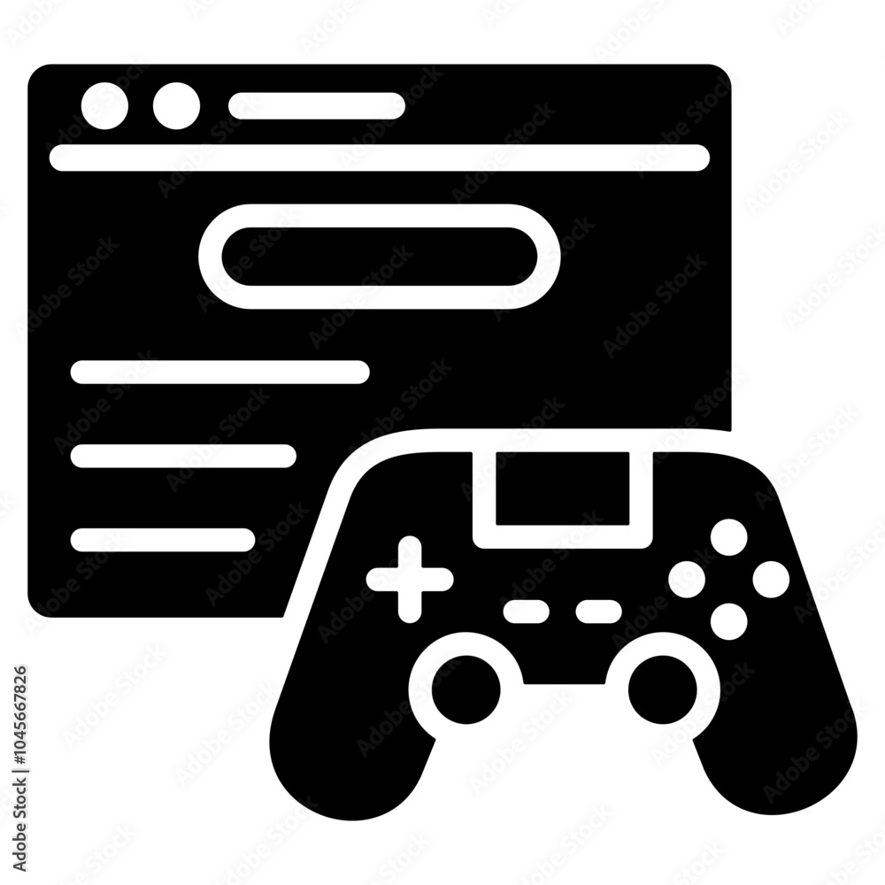 Gaming Web Icon Gaming Web Icon