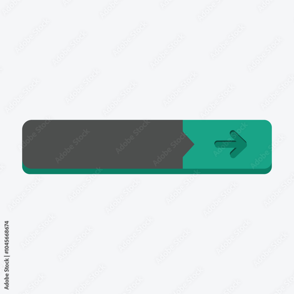 arrow sign blank text space in flat vector design. arrow sign blank text space in flat vector design.