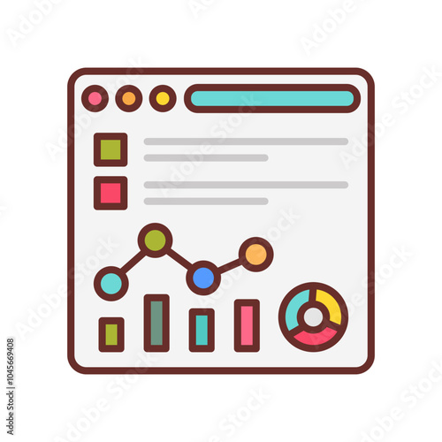 Data Augmentation Filled Icons , Vector illustration