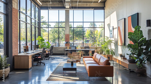 Shared Workspace with Natural Light