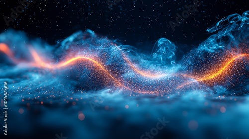 Abstract bacground with some neon lights