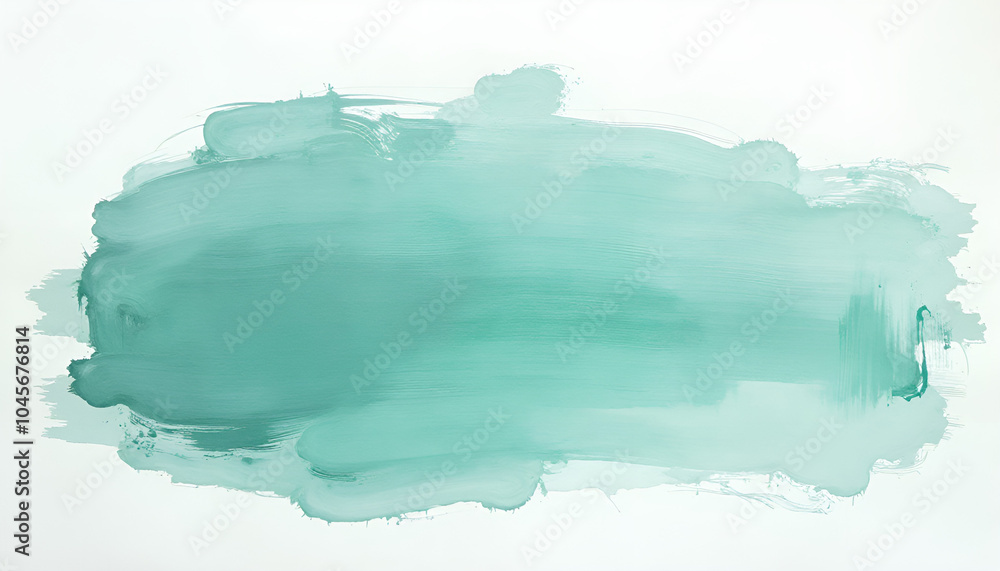 Textured blue-grey paint stroke on white canvas Textured blue-grey paint stroke on white canvas