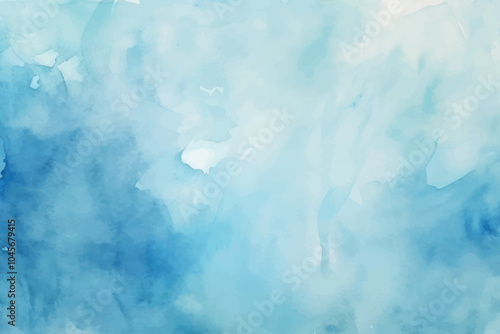 Abstract watercolor blue background