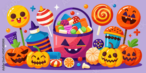 Candy collection for Halloween 