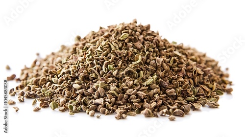 Dried Anise Seeds Heap Isolated on White Background