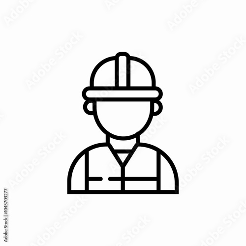 demolition worker icon sign vector