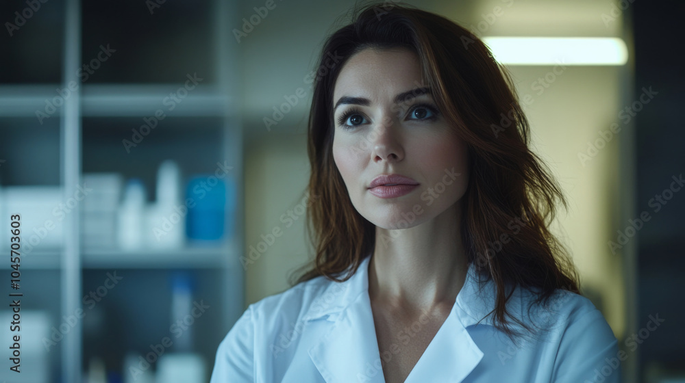 Confident female therapist in clinic 