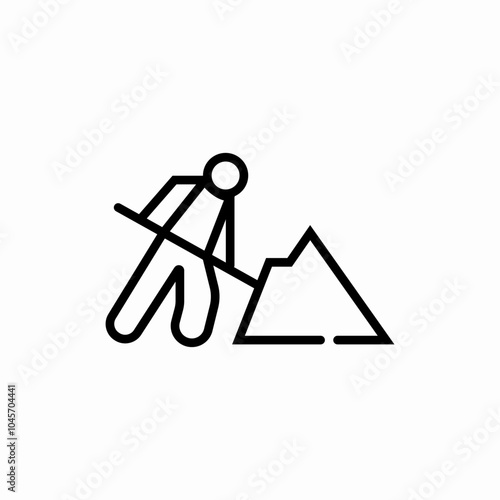 under construction icon sign vector