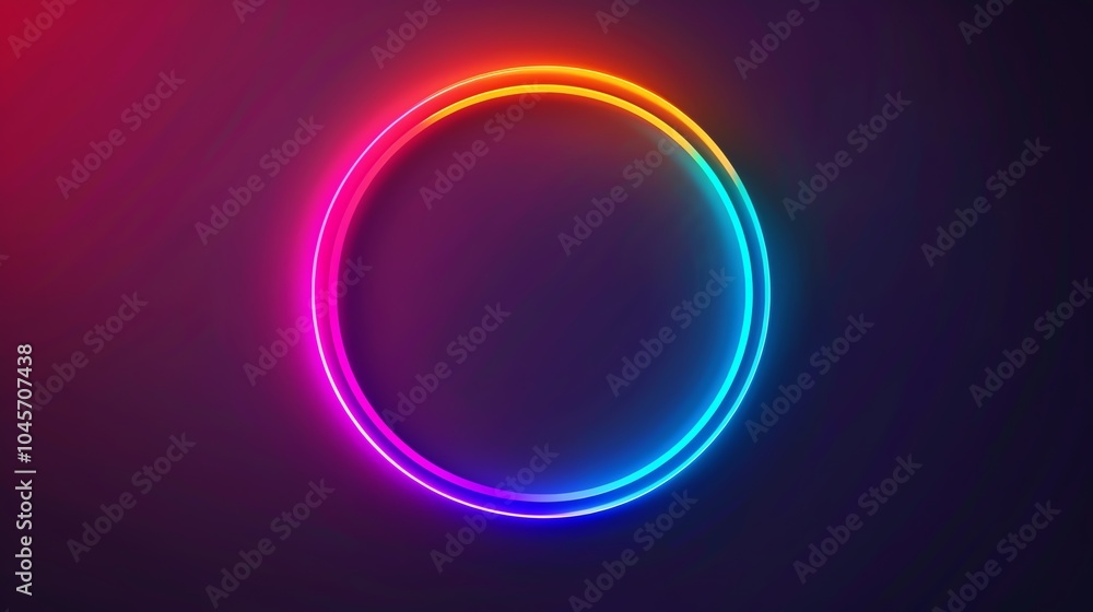 A vibrant neon circle glow against a dark background, showcasing a blend of color transitions. Perfect for modern designs and digital projects. A vibrant neon circle glow against a dark background, showcasing a blend of color transitions. Perfect for modern designs and digital projects.