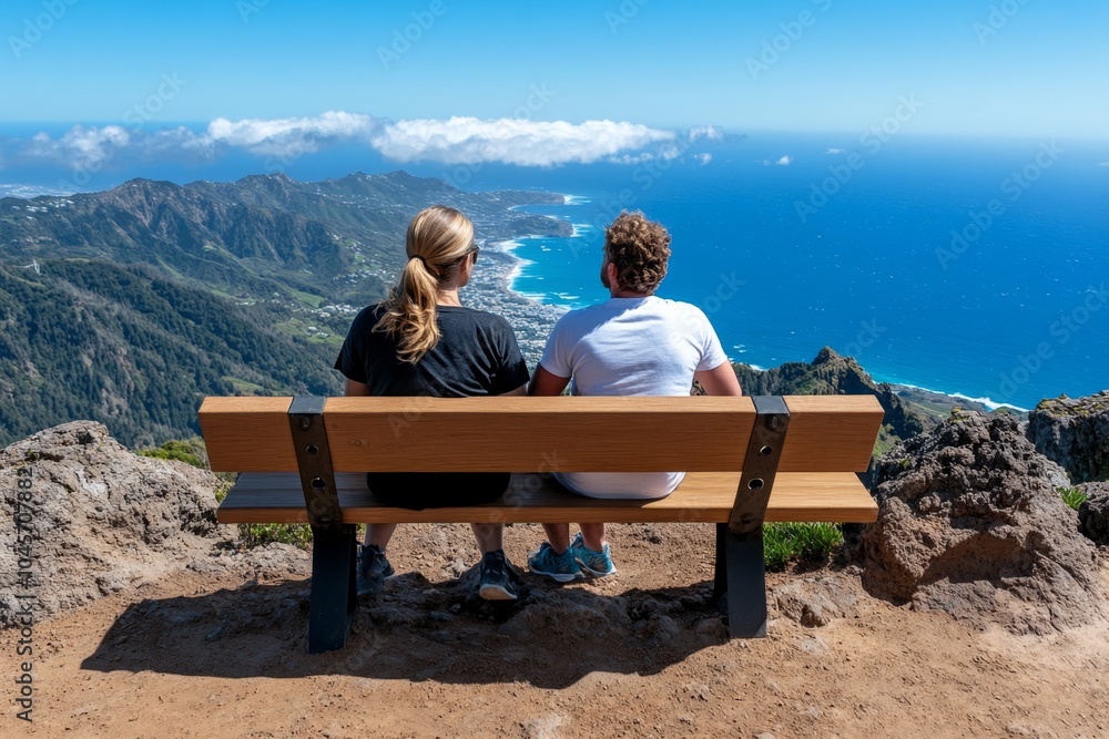 A couple sitting on a bench, deep in conversation, showing the importance of communication in romantic relationships
