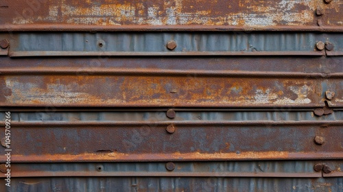 A close-up view of a weathered metal wall, showing rust and textures, symbolizing industrial history and resilience.