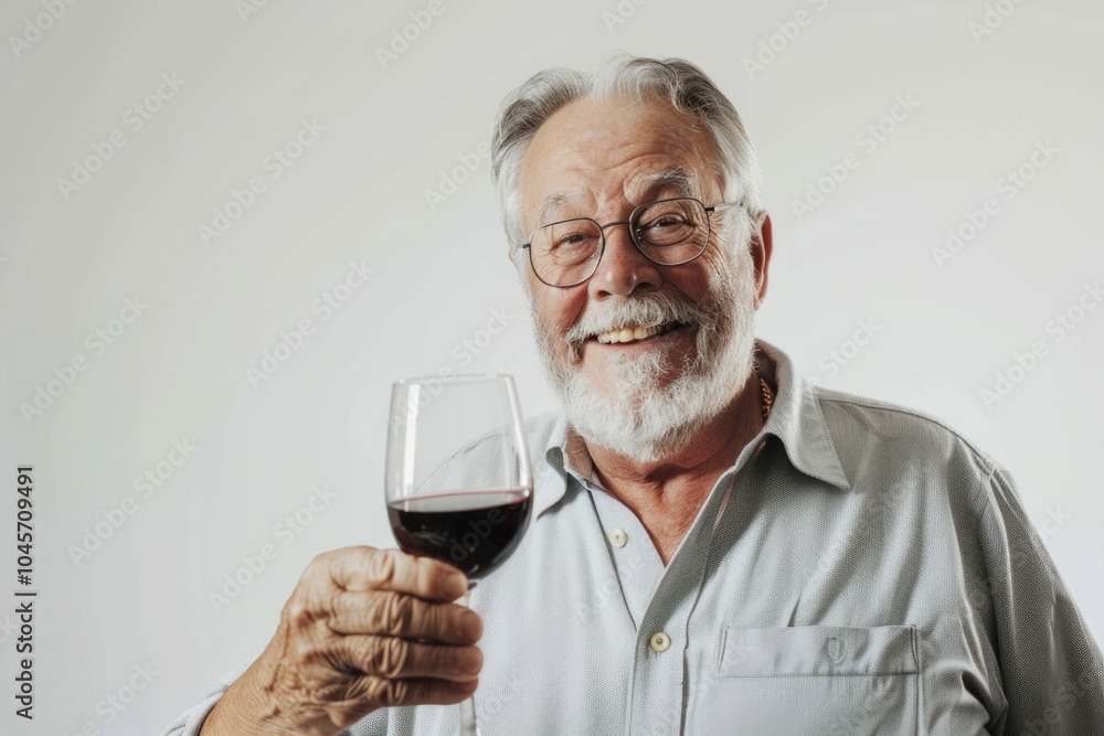 A man holding a glass of red wine, perfect for still life or food and drink illustrations A man holding a glass of red wine, perfect for still life or food and drink illustrations