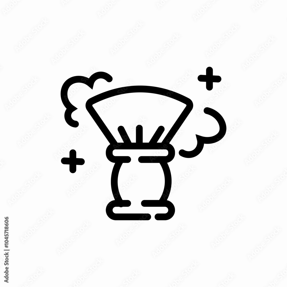 cosmetic brushes icon sign vector cosmetic brushes icon sign vector