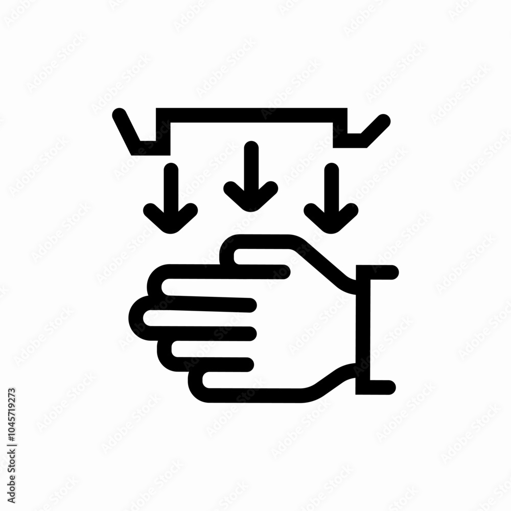 hand dryer icon sign vector hand dryer icon sign vector