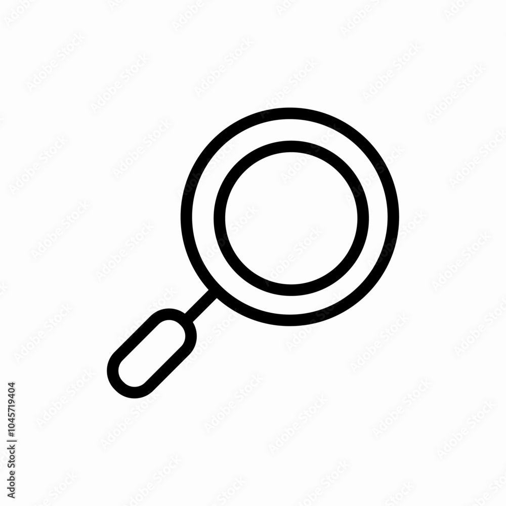 magnifying glass icon sign vector magnifying glass icon sign vector
