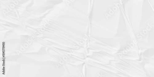 White crumpled paper texture . White wrinkled paper texture. White paper texture . White crumpled and top view textures can be used for background of text or any contents