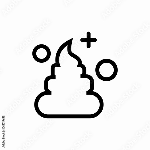 shampoo foam icon sign vector