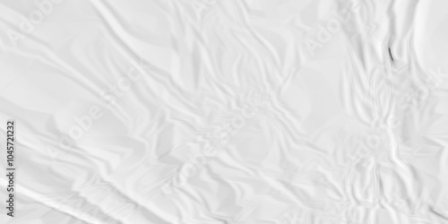 White crumpled paper texture . White wrinkled paper texture. White paper texture . White crumpled and top view textures can be used for background of text or any contents