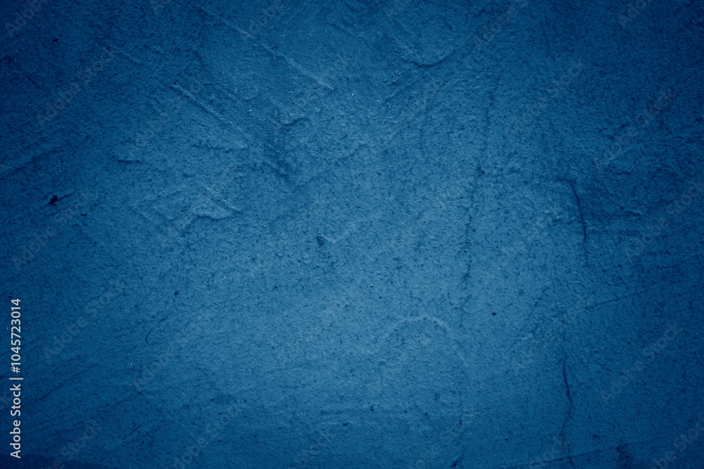Blue background with texture.  Dark blue background concrete wall texture industrial