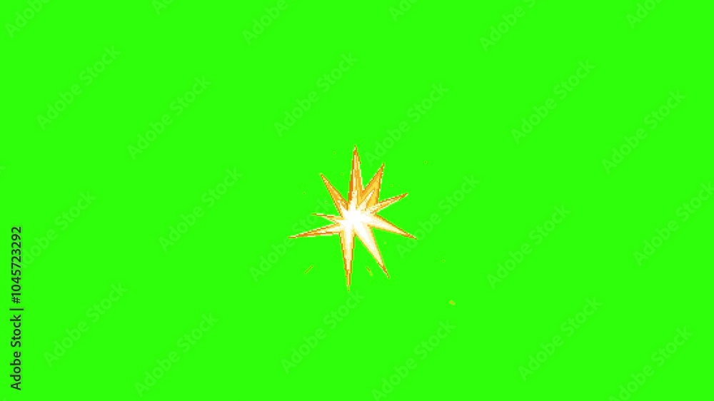 Pixel art videogame sprite fantasy spell explosion, retro animation ...