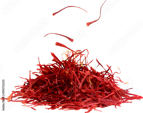 Dried saffron spice