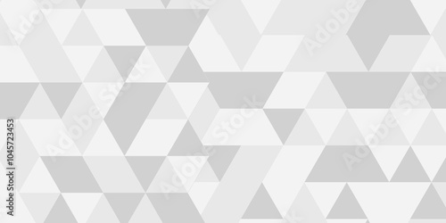 Abstract geometric wall tile and metal cube background triangle wallpaper. Seamless geometric pattern low polygon backdrop background. Gray diamond overlap polygonal background.