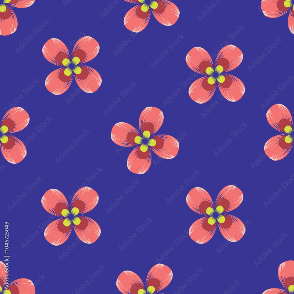 Beautiful pattern with flowers and leaf. Floral vector illustration. Beautiful pattern with flowers and leaf. Floral vector illustration.