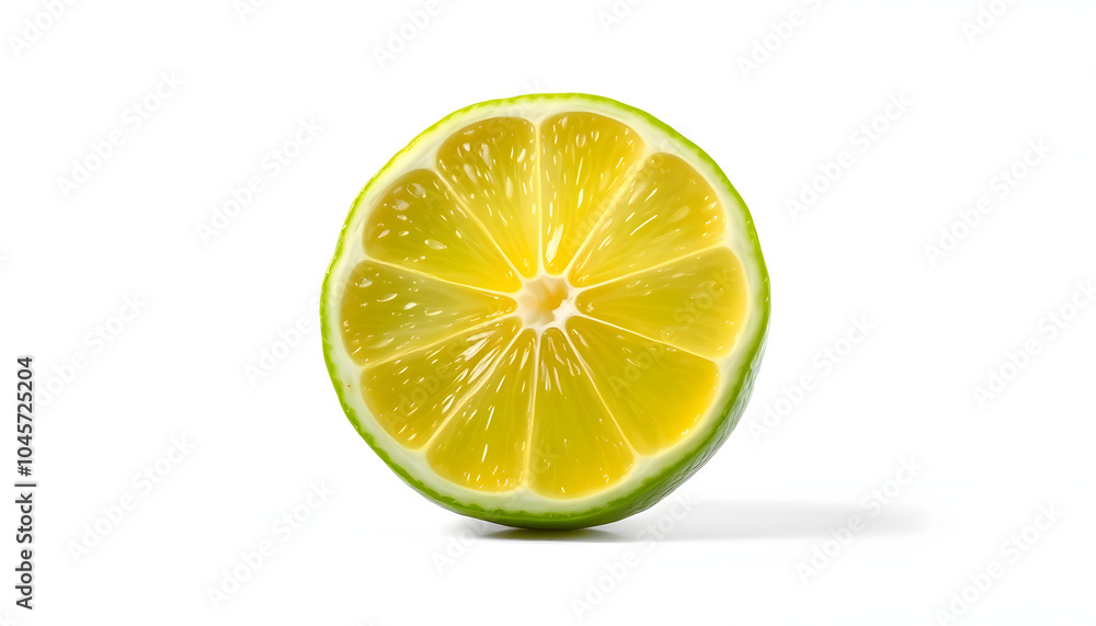 Juicy slice of lime isolated on transparent png isolated with white highlights, png Juicy slice of lime isolated on transparent png isolated with white highlights, png