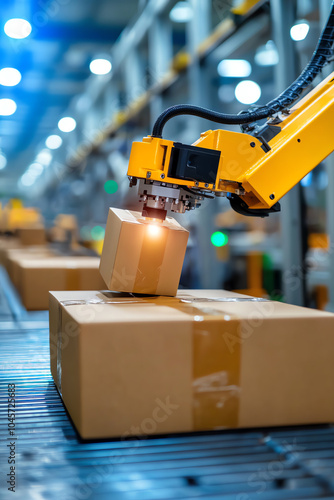 Automated robotics in modern warehousing enhancing efficiency and streamlining logistics processes