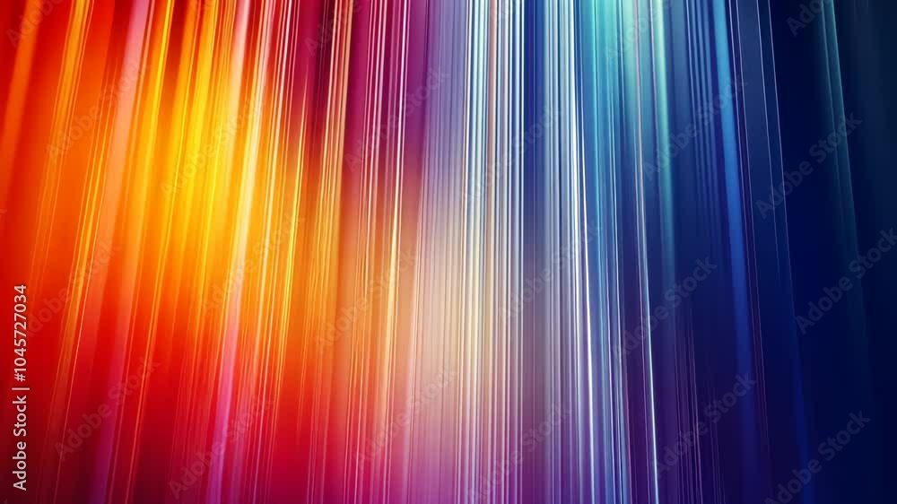 Colorful light trails streaking through space Colorful light trails streaking through space