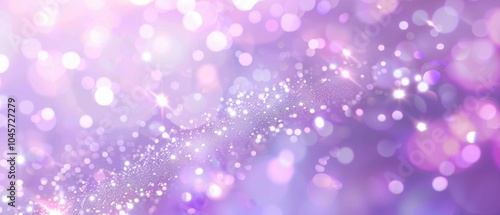 An ethereal purple background with glowing bokeh lights and sparkles, creating a dreamy, magical atmosphere. Ideal for festive, celebratory, or abstract designs