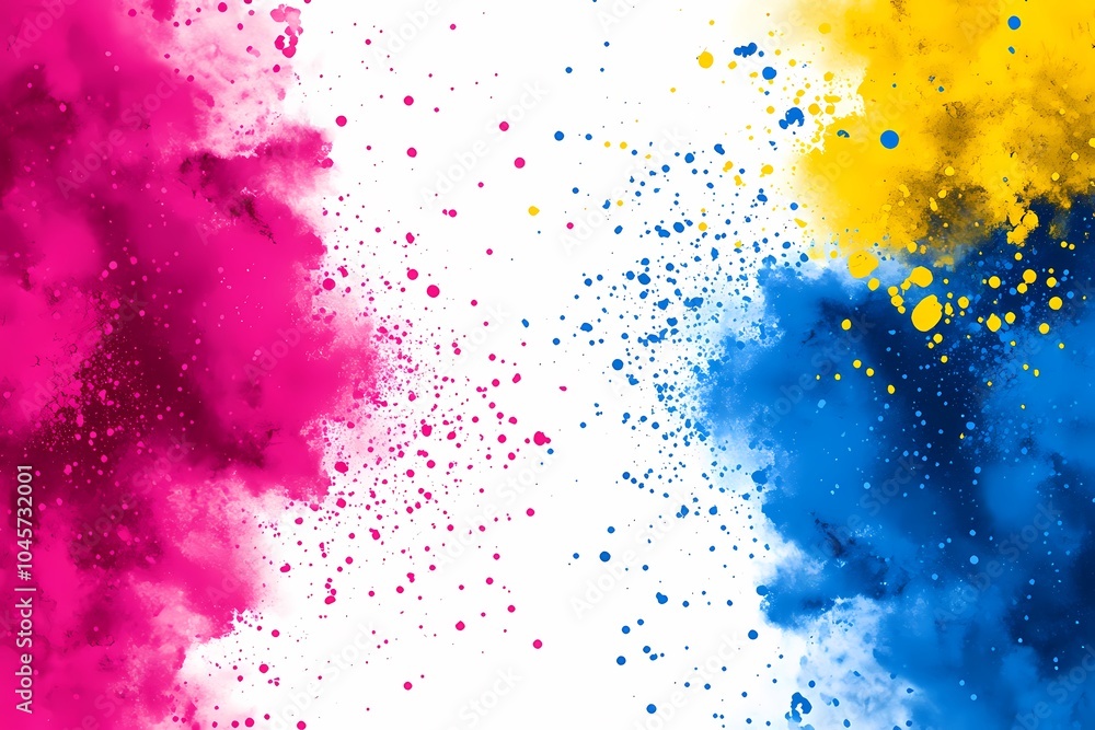 Fototapeta premium Vibrant Watercolor Gradient Background for Design