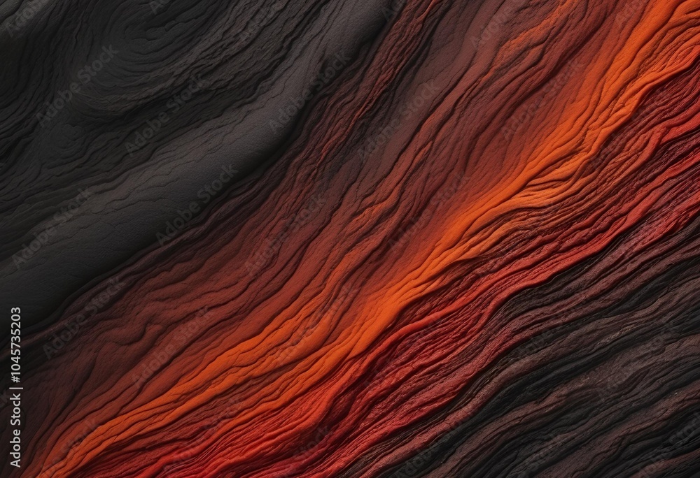 Obraz premium Abstract dark red and black lava texture