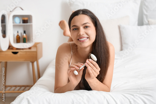 Beautiful young happy woman...