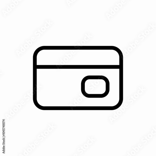 credit card icon sign vector