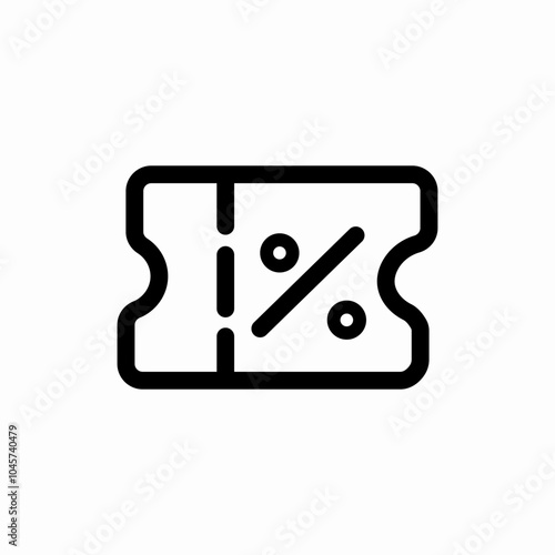 discount coupon icon sign vector