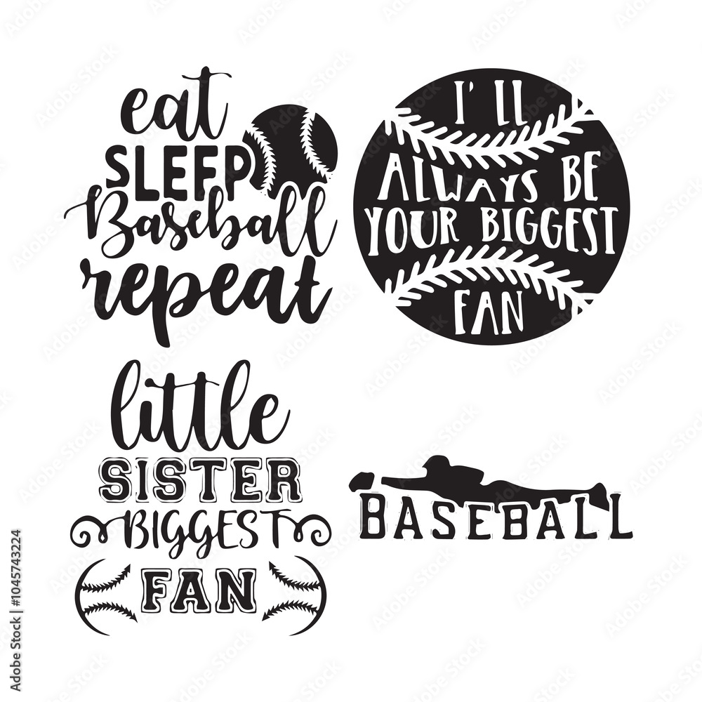 Obraz premium eat sleep baseball background inspirational positive quotes, motivational, typography, lettering design