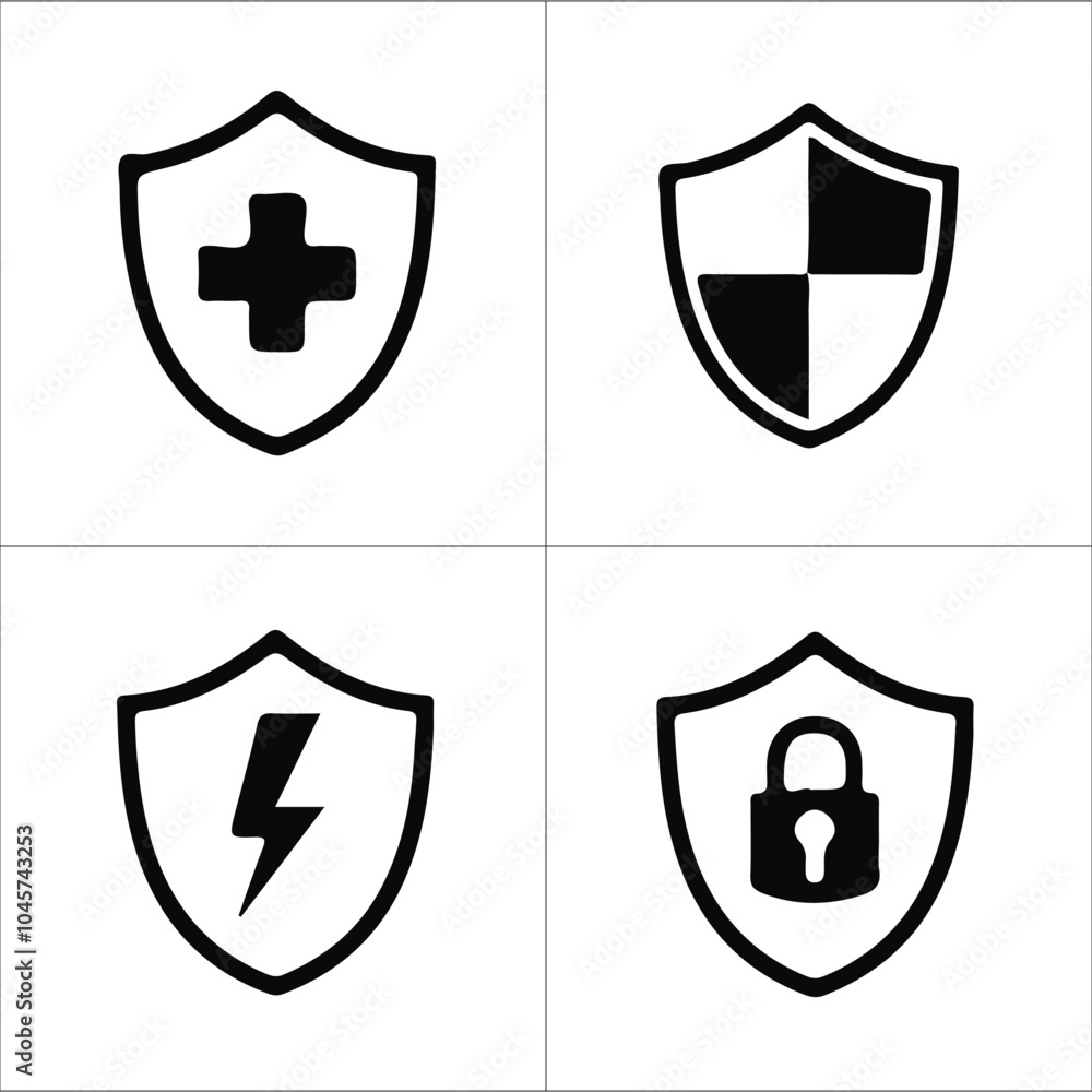 protection, security, metal vectors design symbol protection, security, metal vectors design symbol