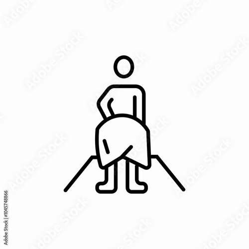 ancient man icon sign vector