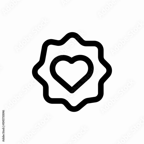 certified lover icon sign vector