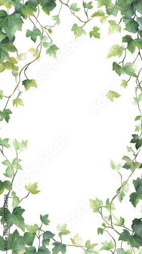 Elegant ivy frame