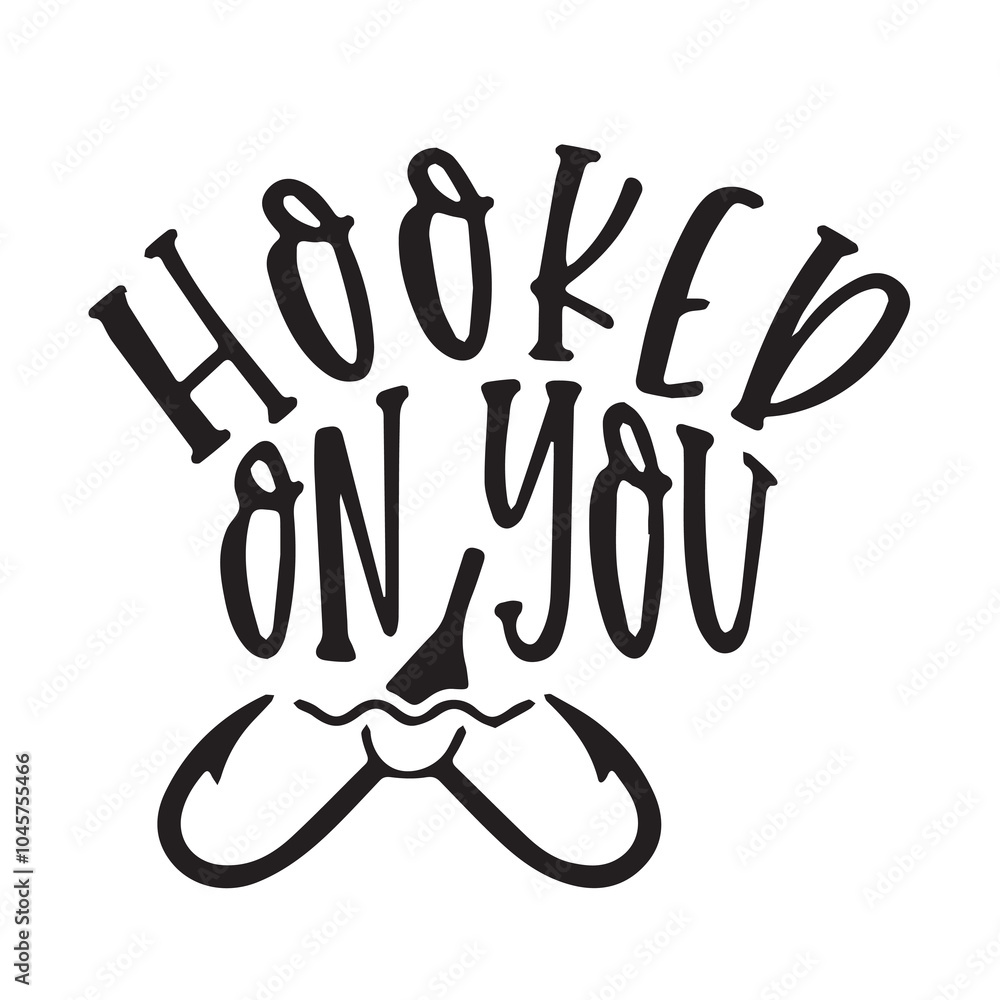 hooked on you background inspirational positive quotes, motivational, typography, lettering design