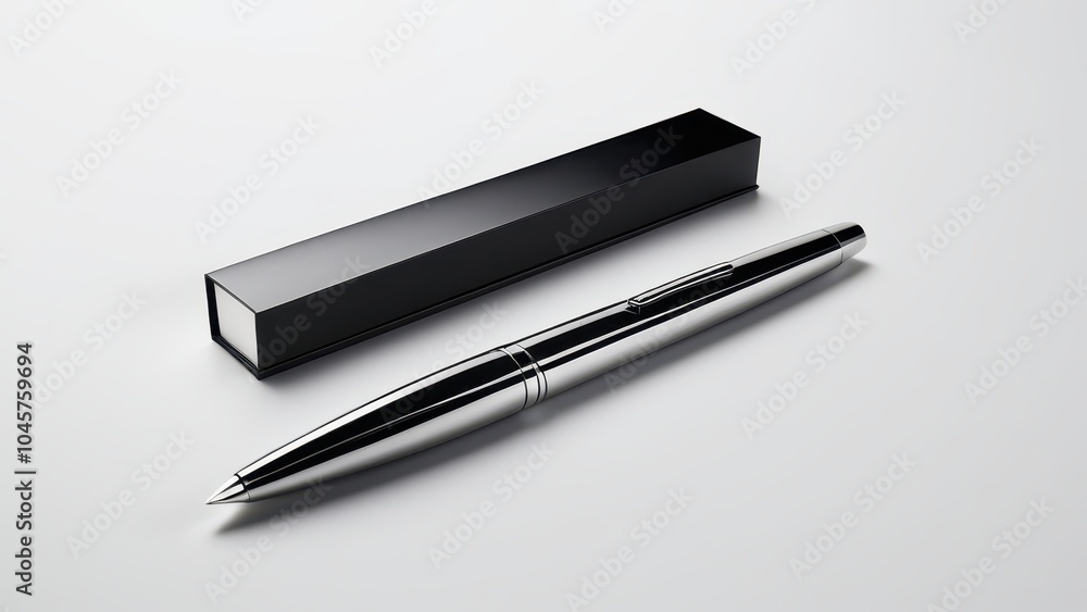 High-quality ballpoint pen mockup displaying sleek design and branding elements, perfect for promoting corporate identity or product branding in a professional setting. High-quality ballpoint pen mockup displaying sleek design and branding elements, perfect for promoting corporate identity or product branding in a professional setting.