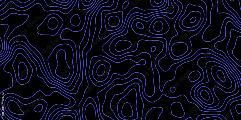 Obraz premium Topographic map in contour line light topographic topo contour map. Lines Topographic contour lines map seamless pattern. Geographic mountain relief. Background of the topographic map. Contour maps.